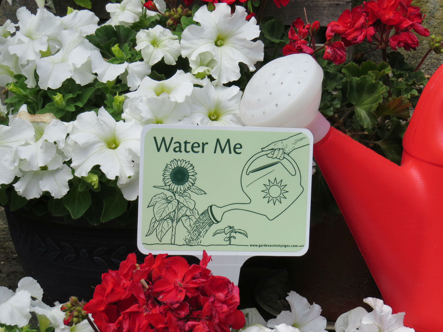 6 Hands-on Gardening Signs with Stakes